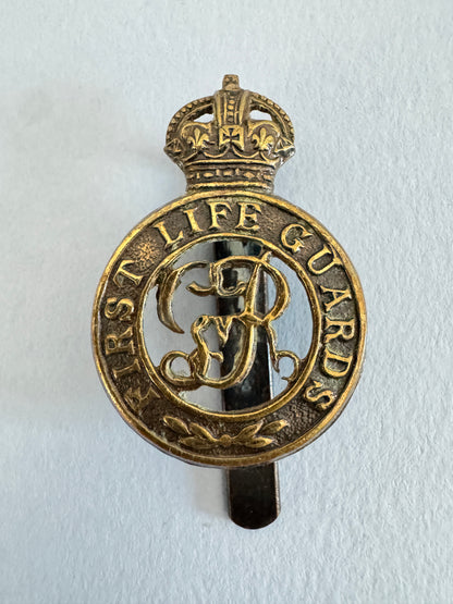 WW1 British Army First Life Guards Cap Badge
