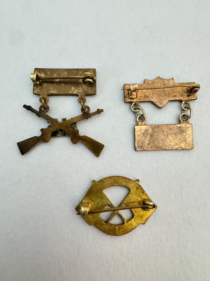 WW1 United States Son in Service Enamel Pin Badges