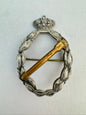 WW2 Italian Air Force Gold Torpedo Aircraft Qualification Badge BOMISA