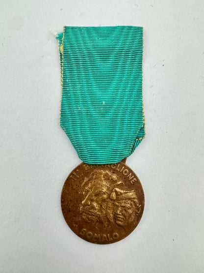 Italian 2nd Somali Battalion Medal (2 Battaglione Somalo)