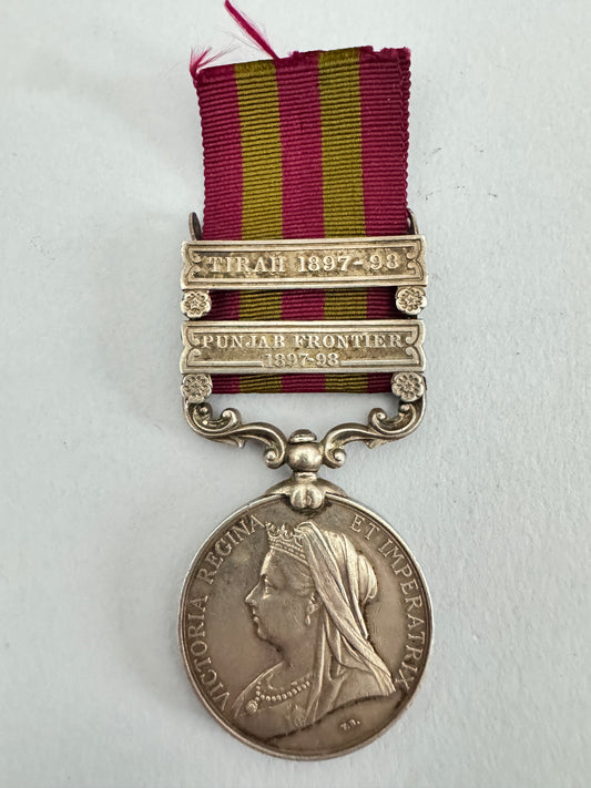 British India Medal TIRAH PUNJAB FRONTIER