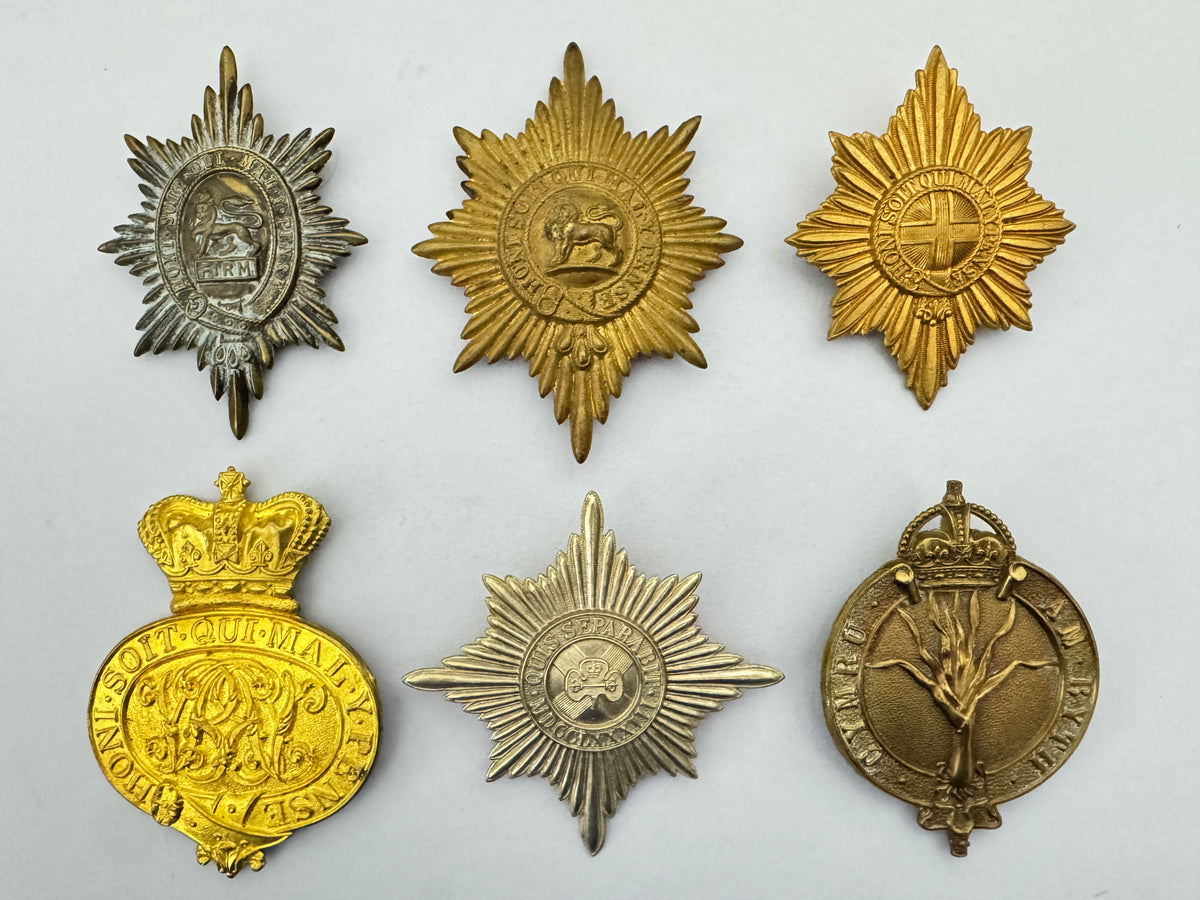 WW1 British Army Coldstream Grenadier Scots Irish Guards Valise Badge Insignia