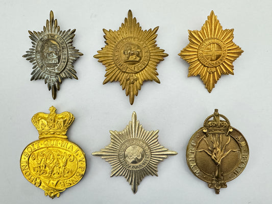 WW1 British Army Coldstream Grenadier Scots Irish Guards Valise Badge Insignia