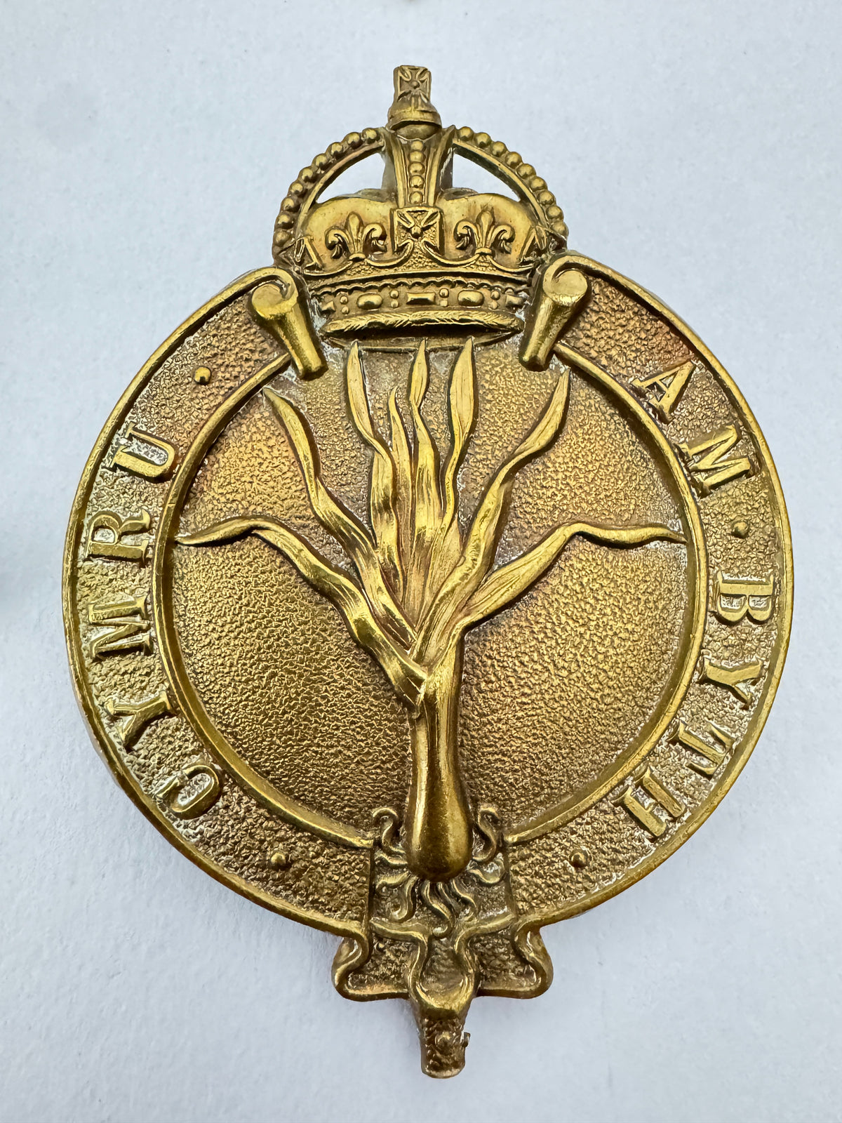 WW1 British Army Coldstream Grenadier Scots Irish Guards Valise Badge Insignia