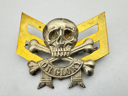 WW2 British Army 17th/21st Lancers NCO Uniform Arm Badge Motto