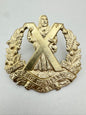 WW2 Canadian Queen's Cameron Highlanders Glengarry Cap Badge BIRKS