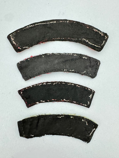 WW2 British Army Calico Print Shoulder Titles