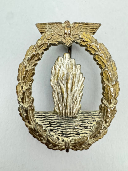 World War 2 German Kriegsmarine Minesweeper War Badge