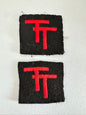 WW2 British Army 50th Northumbrian Division Formation Sign Badges Tyne Tees TT