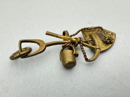 South Africa Gold Rush Miner's Souvenier Brooch