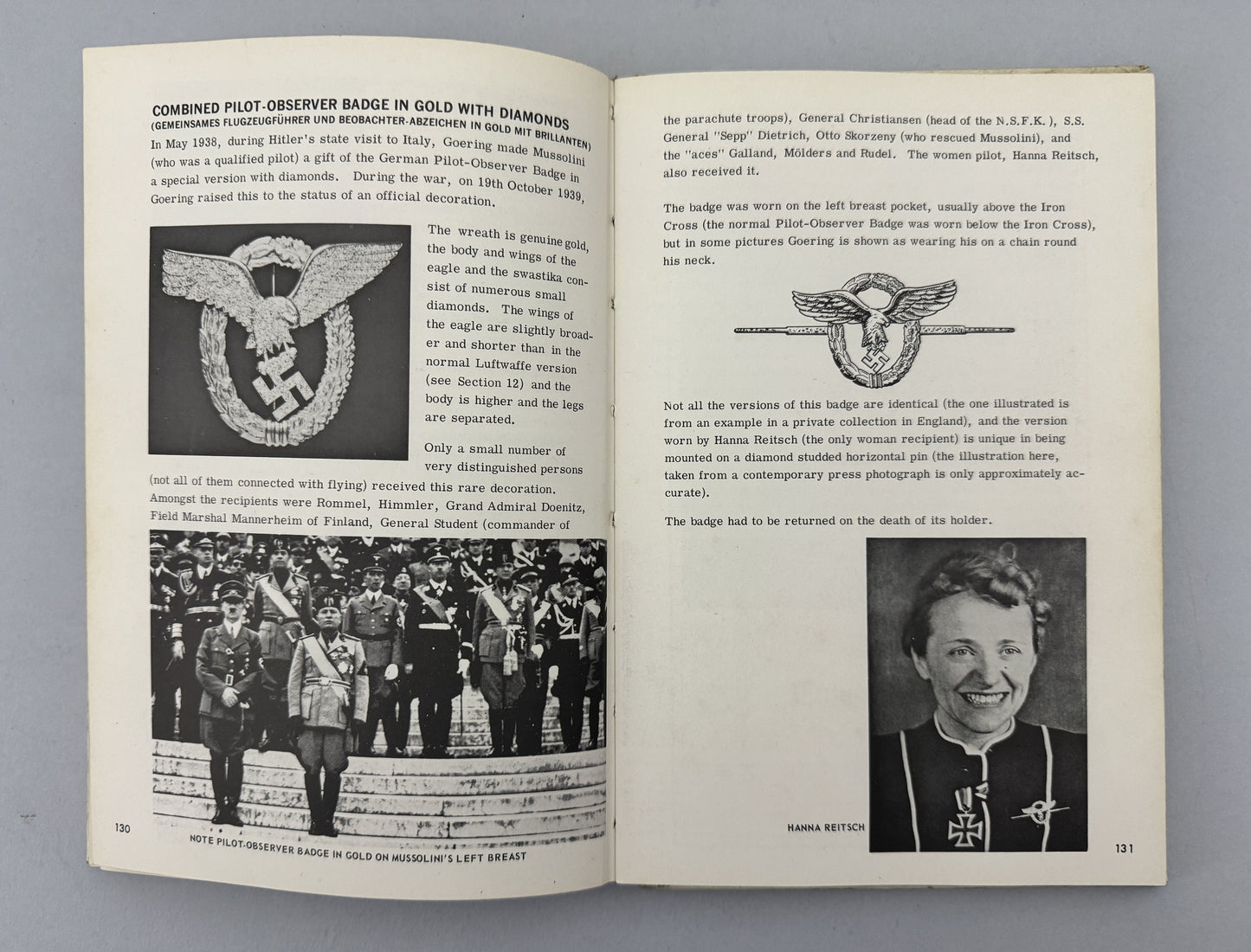 Orders Decorations Medals & Orders of the Third Reich Littlejohn Bender Book