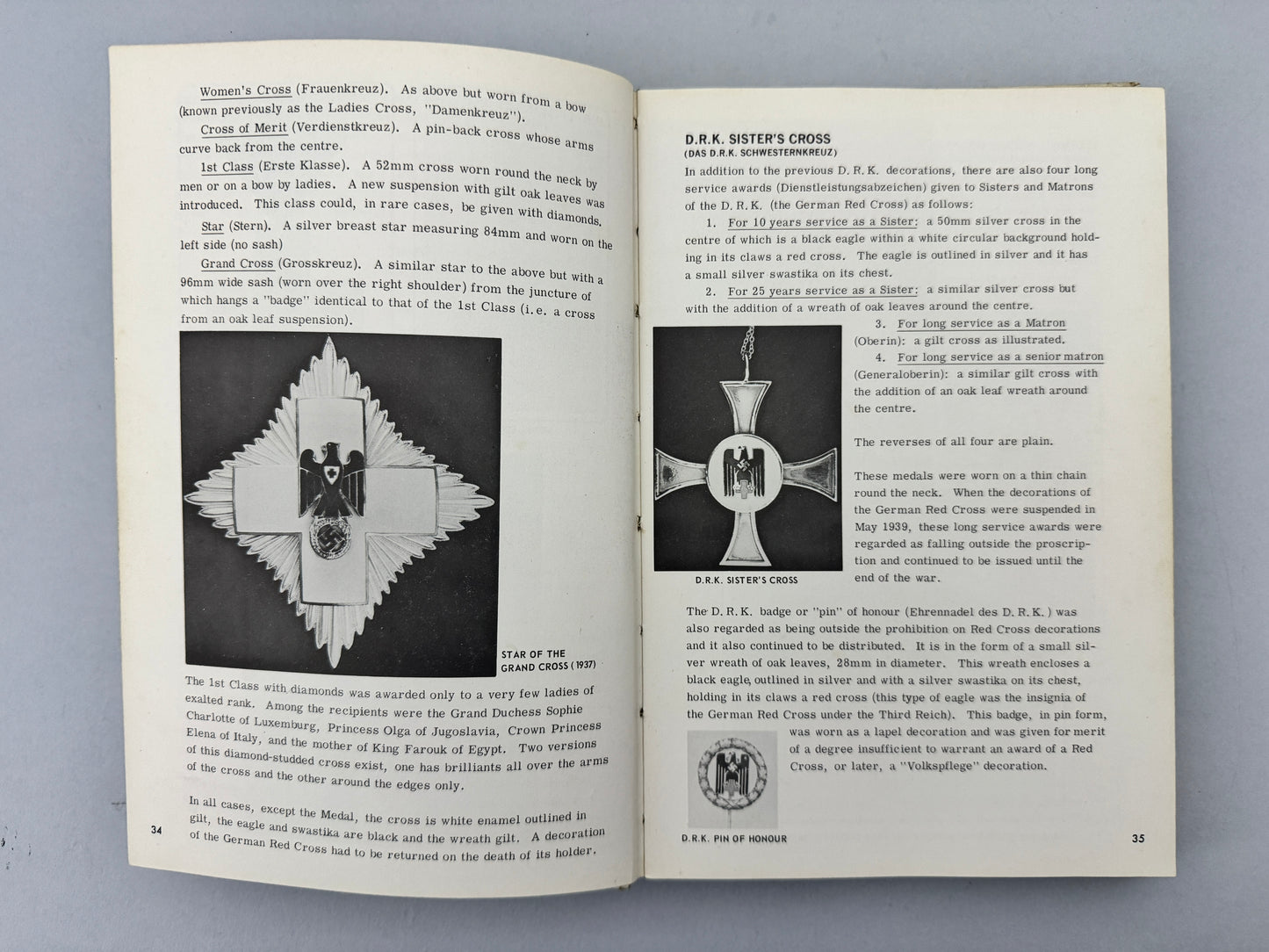 Orders Decorations Medals & Orders of the Third Reich Littlejohn Bender Book