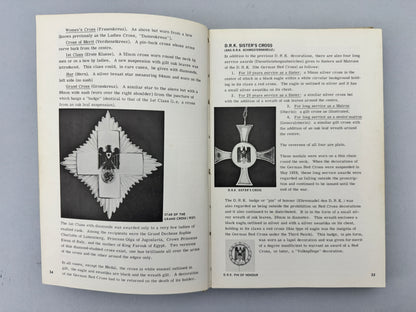 Orders Decorations Medals & Orders of the Third Reich Littlejohn Bender Book