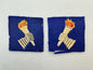 WW2 British Army Royal Armoured Corps Training Brigade Formation Sign Badges
