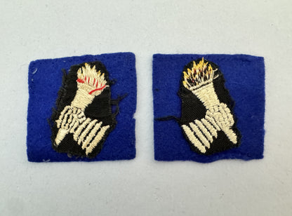 WW2 British Army Royal Armoured Corps Training Brigade Formation Sign Badges