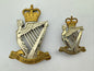 British Army Royal Irish Rangers Cap Badge & Piper's Caubeen Hat Badge