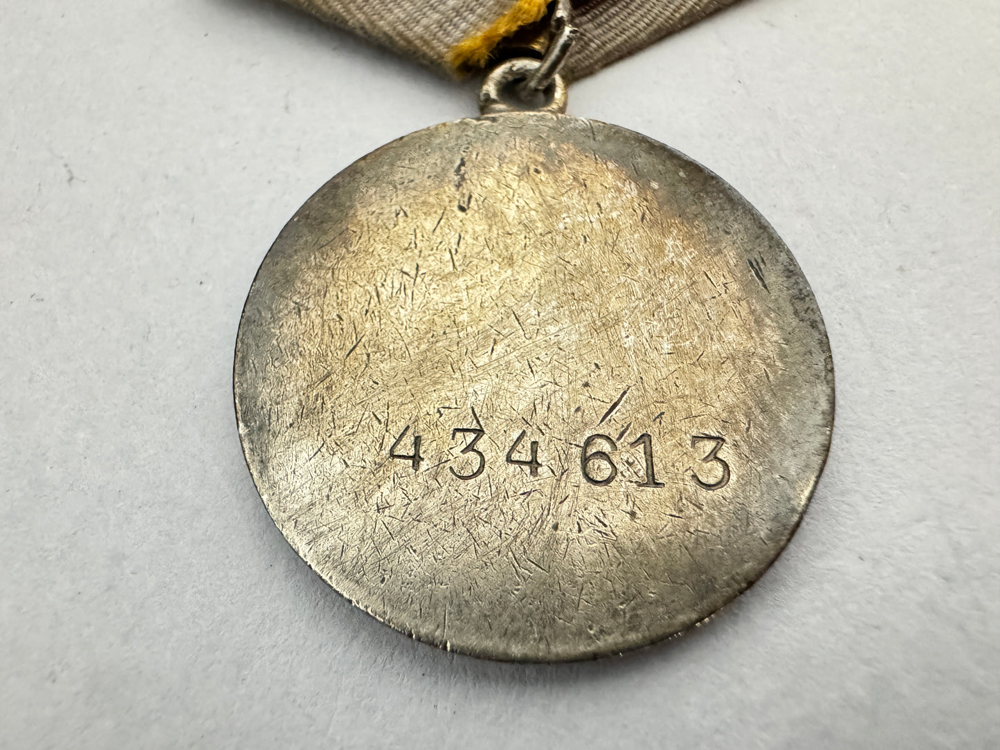 Original USSR Medal for Battle Merit No. 434613 WW2