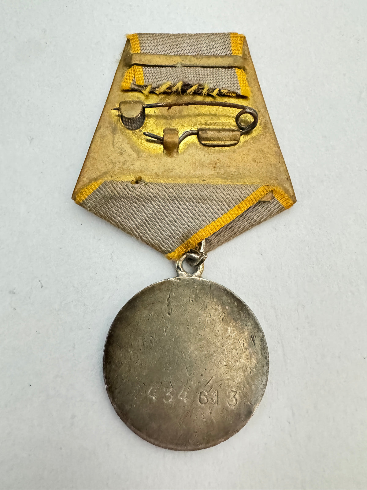 Original USSR Medal for Battle Merit No. 434613 WW2