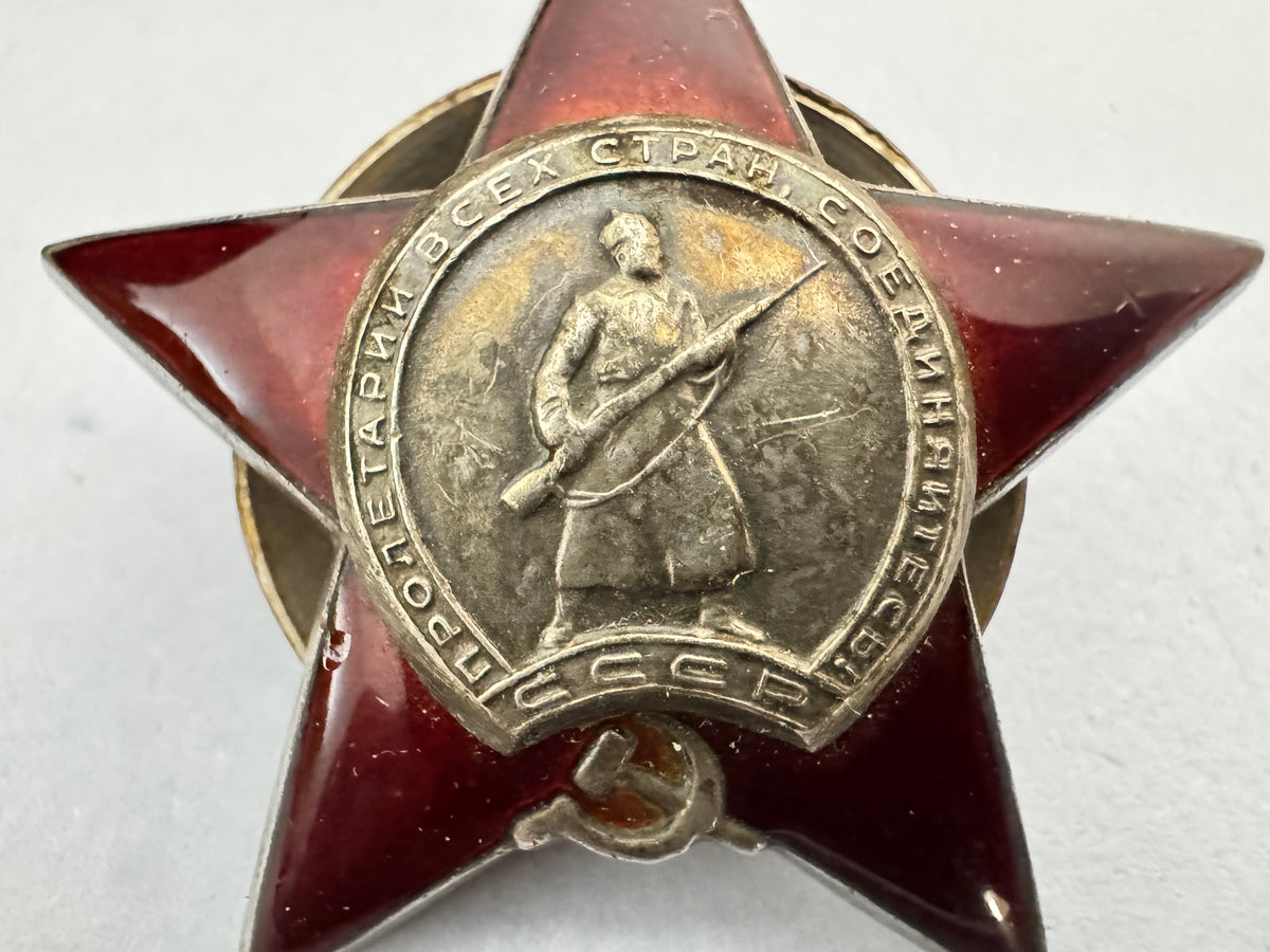 Original USSR Order of the Red Star WW2