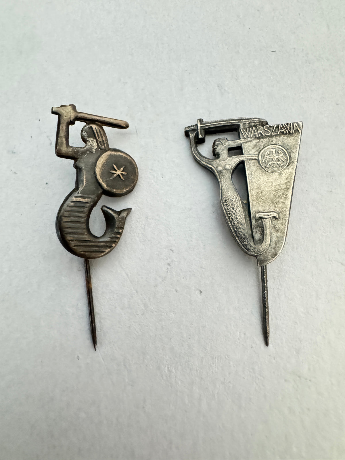 Polish Warsaw Uprising Patriotic Badge Pair
