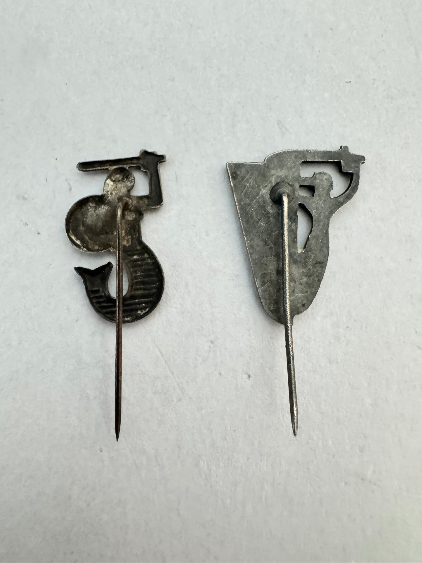 Polish Warsaw Uprising Patriotic Badge Pair