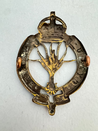 Original WW1 Welsh Guards Pagri Cap Badge