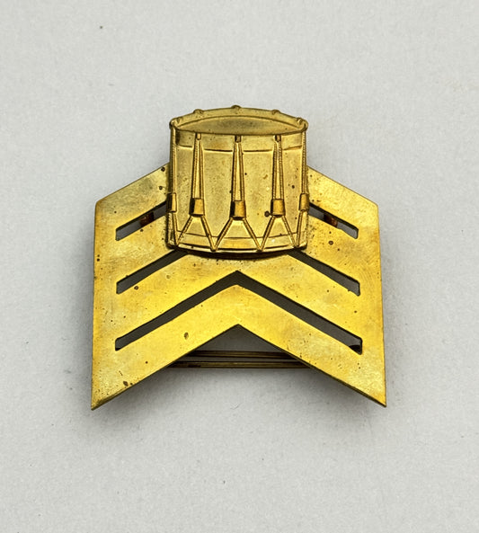 British Army Drum Major Brass Arm Badge