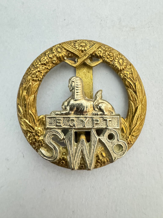 Original South Wales Borderers Cap Badge