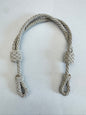 WW2 German Army Officer Visor Cap Silver Chin Strap Cord