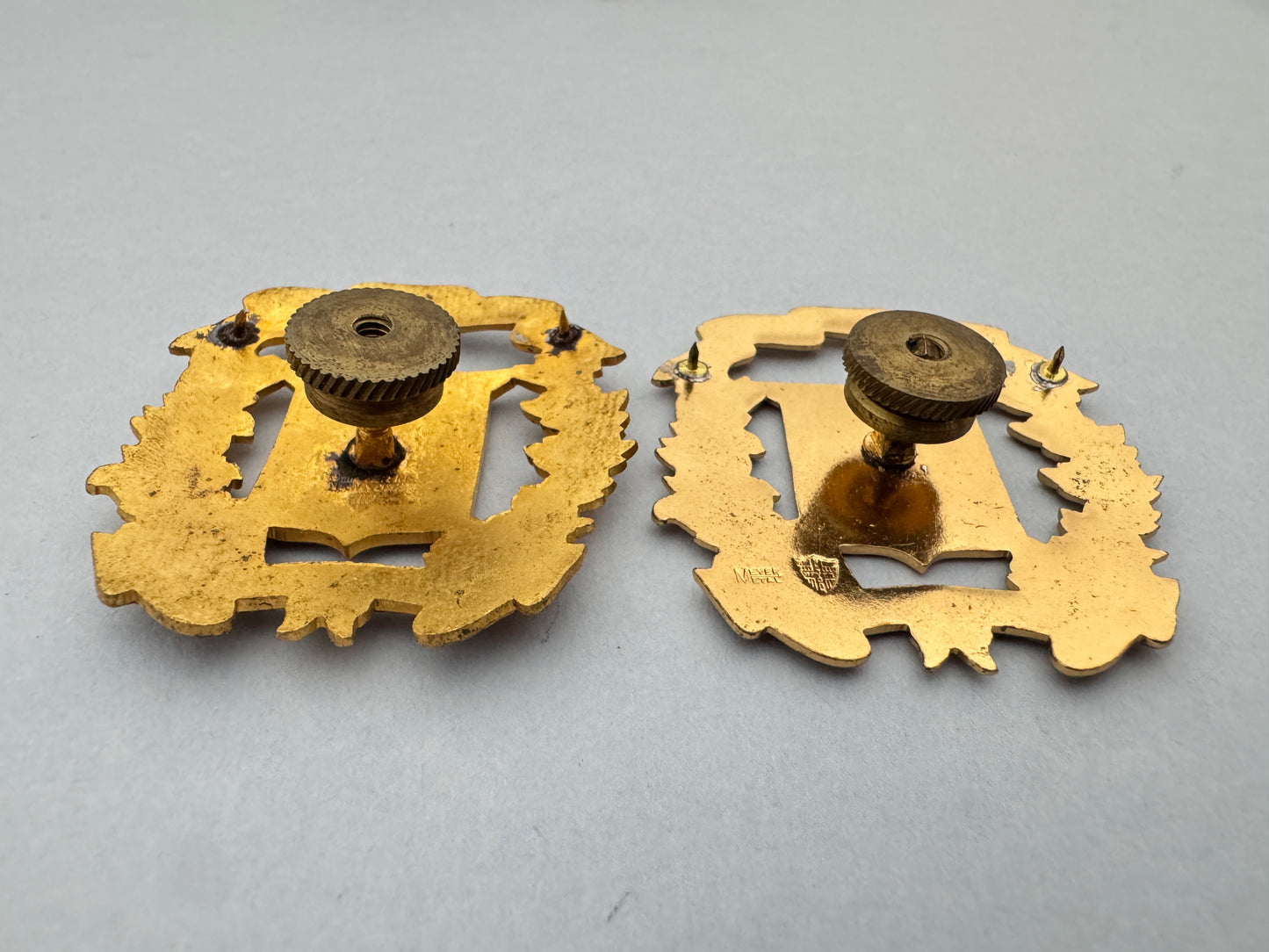 Dominican Republic Police Officer & Other Ranks Cap Badges MEYER NEW YORK