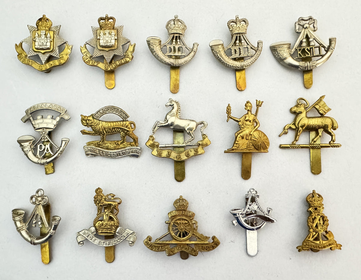 15 British Army Beret Badges Mixed Regiments Original Military Insignia
