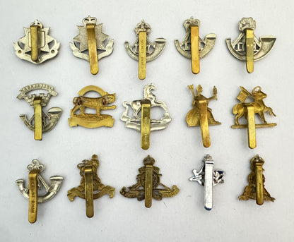 15 British Army Beret Badges Mixed Regiments Original Military Insignia
