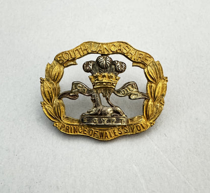 British Army South Lancashire Regiment Officer's Beret Badge GAUNT