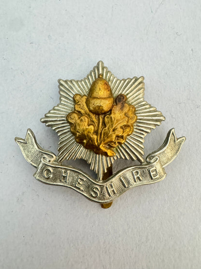 WW1 British Army Cheshire Regiment Cap Badge