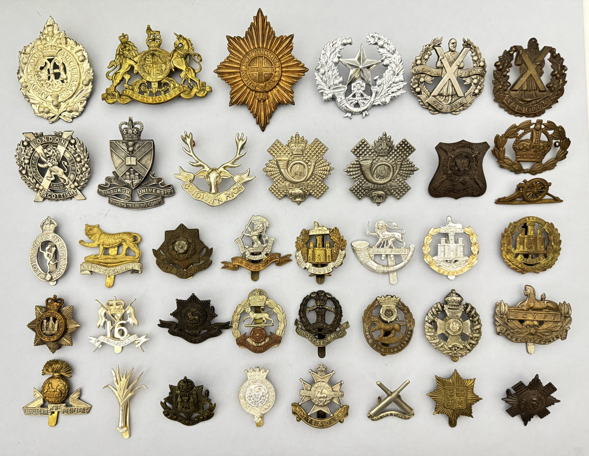 80+ British Army Cap Badges Military Insignia Large Mixed Collection