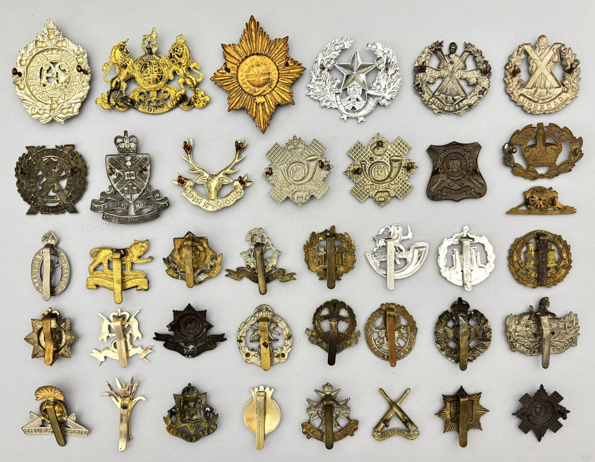80+ British Army Cap Badges Military Insignia Large Mixed Collection