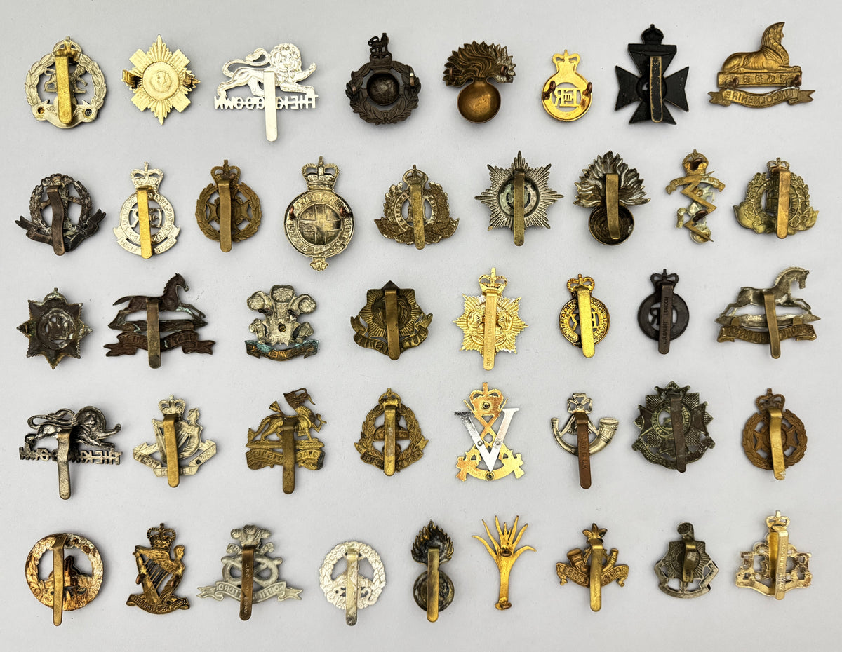 80+ British Army Cap Badges Military Insignia Large Mixed Collection