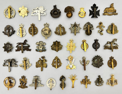 80+ British Army Cap Badges Military Insignia Large Mixed Collection