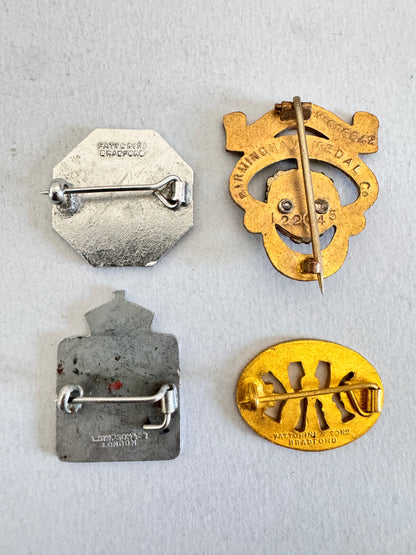 WW2 British Women's Voluntary Service Housewives Civil Defence Lapel Badges