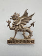 After WW2 British Army Wessex Regiment Officer's Cap Badge – An original officer's dress cap badge of The Wessex Regiment....