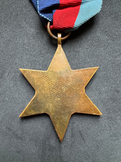 Photo 3 of WW2 British 1939 - 1945 Star Campaign Medal - collectible militaria item