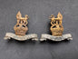 Photo 1 of WW1 British Army 15th King's Hussars Uniform Collar Badges - collectible militaria item