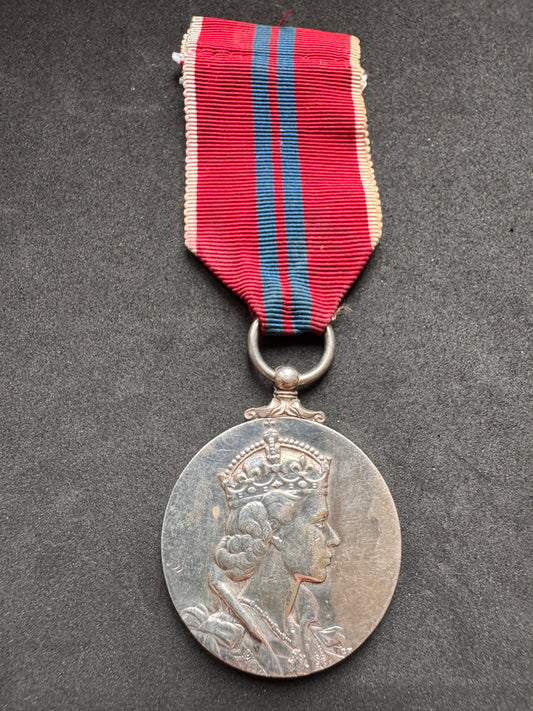Photo 1 of Queen Elizabeth II Coronation Medal ERII - collectible militaria item