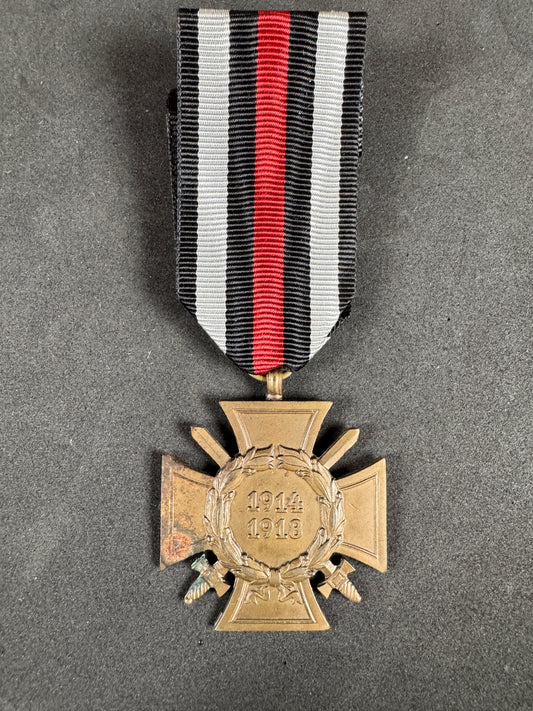 Photo 1 of WW1 German Hindenburg Honour Cross Medal PSL - collectible militaria item