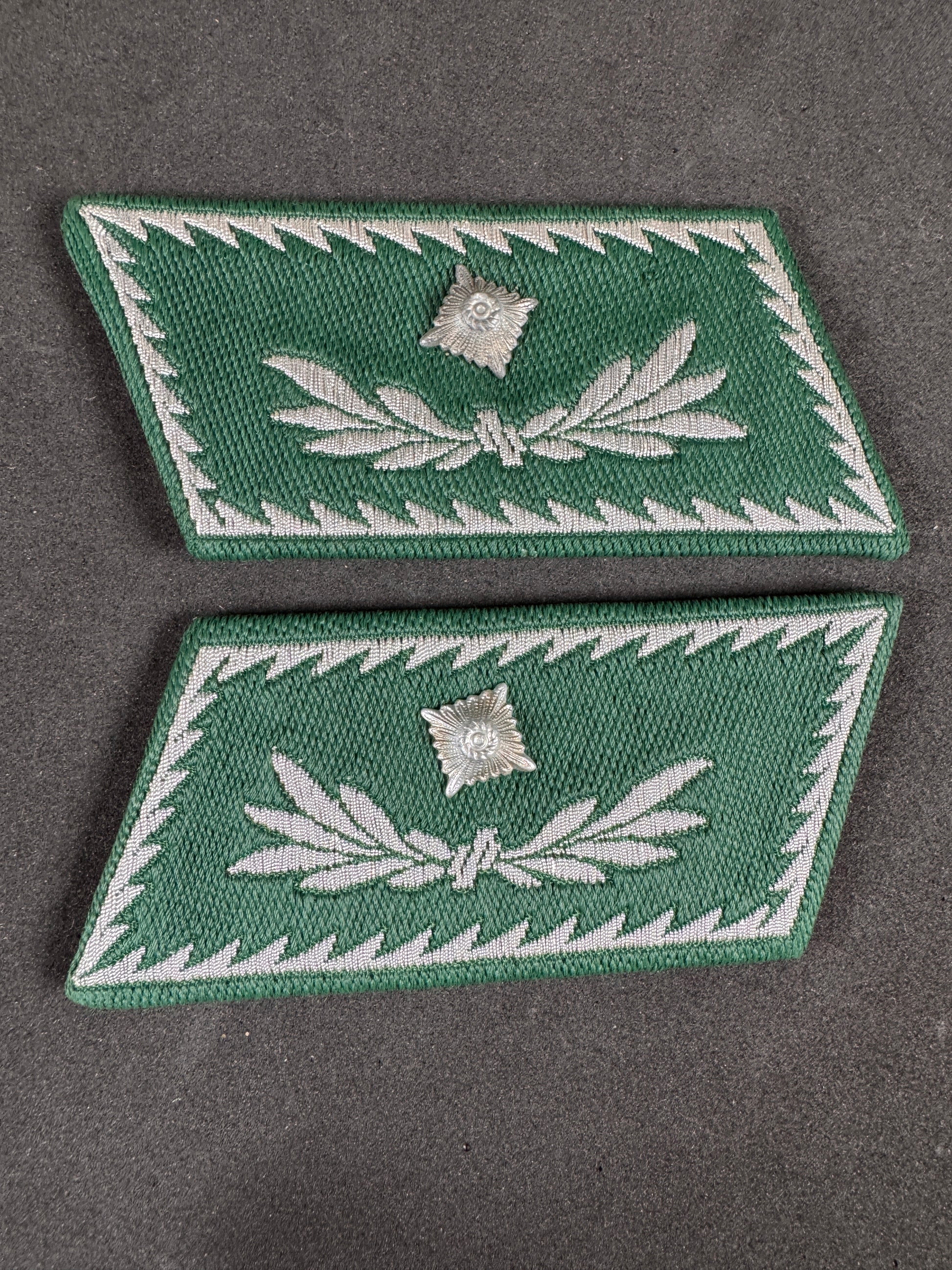 Photo 1 of WW2 German Customs Official Uniform Collar Badges ZollAssistent - collectible militaria item