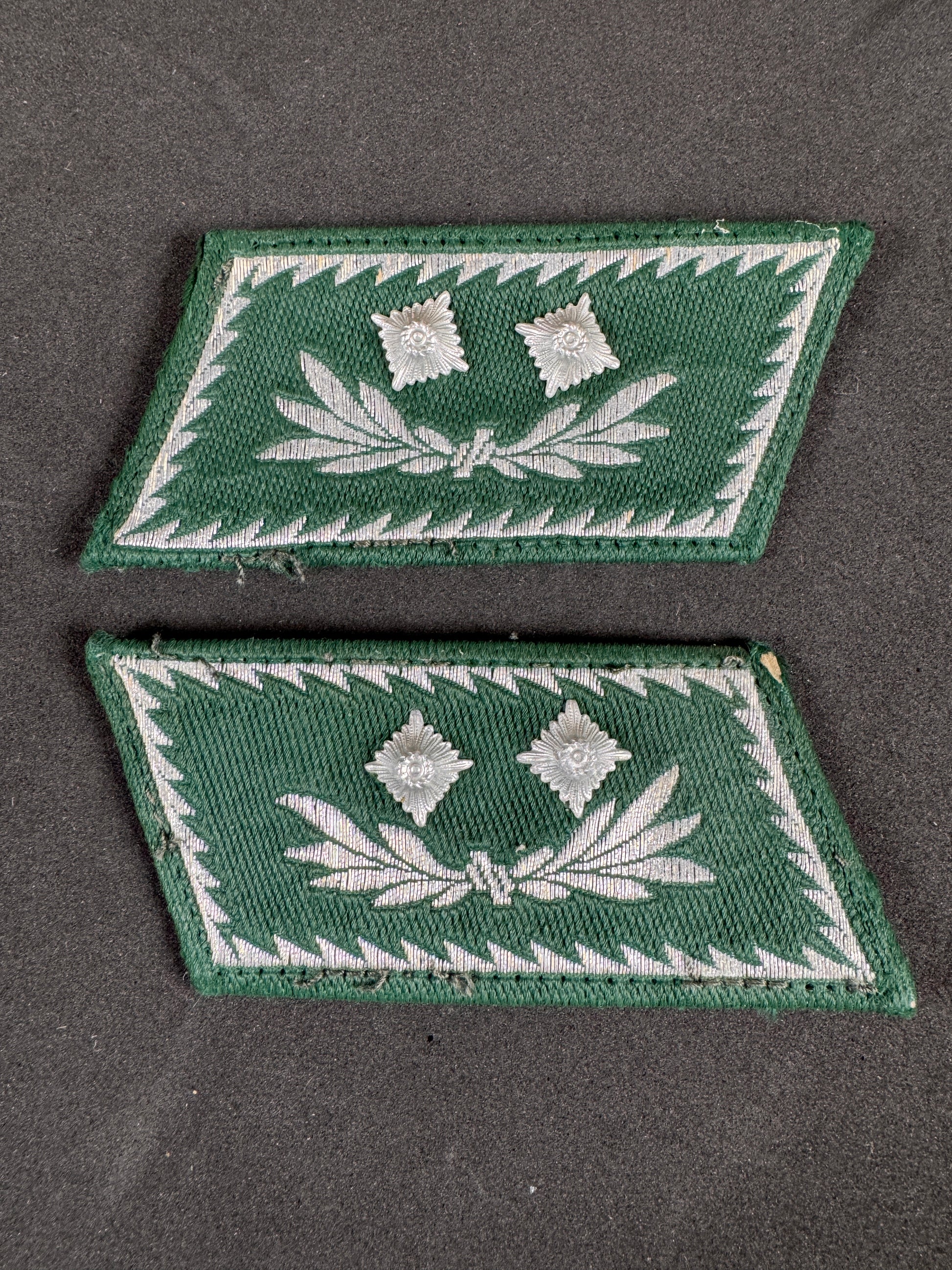 Photo 1 of WW2 German Customs Official Uniform Collar Badges ZollSekretar - collectible militaria item