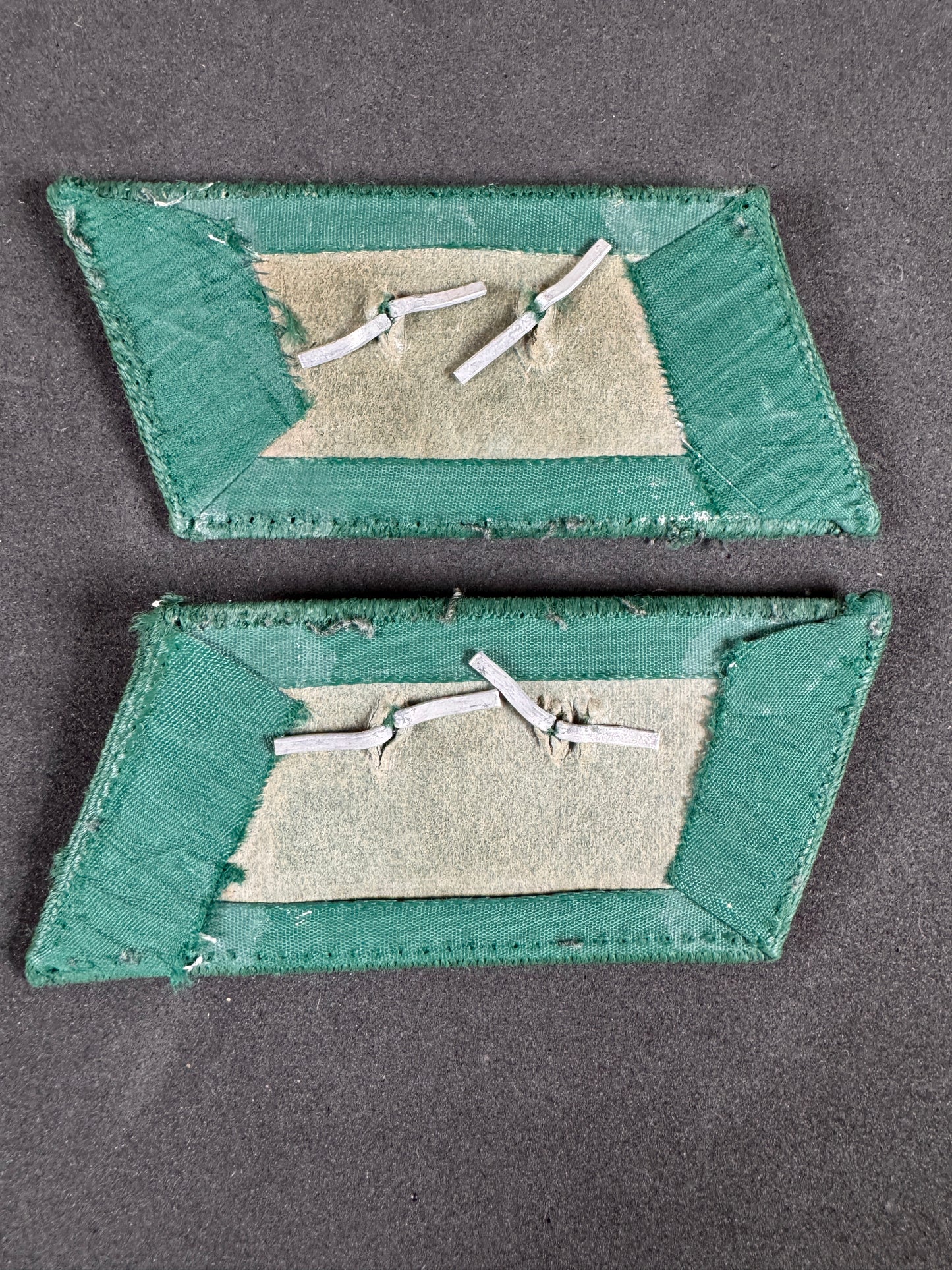 Photo 2 of WW2 German Customs Official Uniform Collar Badges ZollSekretar - collectible militaria item