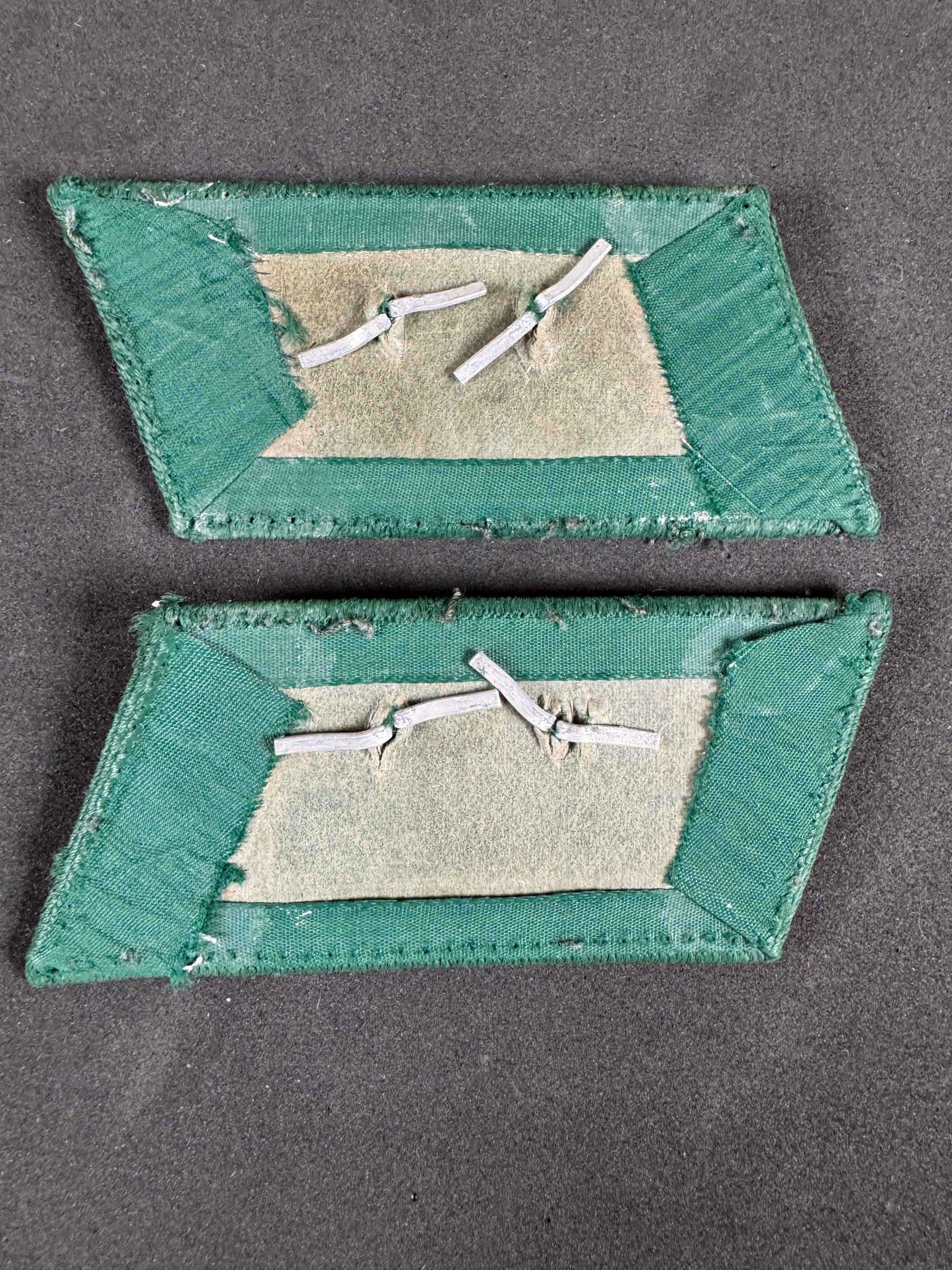 Photo 2 of WW2 German Customs Official Uniform Collar Badges ZollSekretar - collectible militaria item