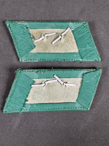 Photo 2 of WW2 German Customs Official Uniform Collar Badges ZollSekretar - collectible militaria item
