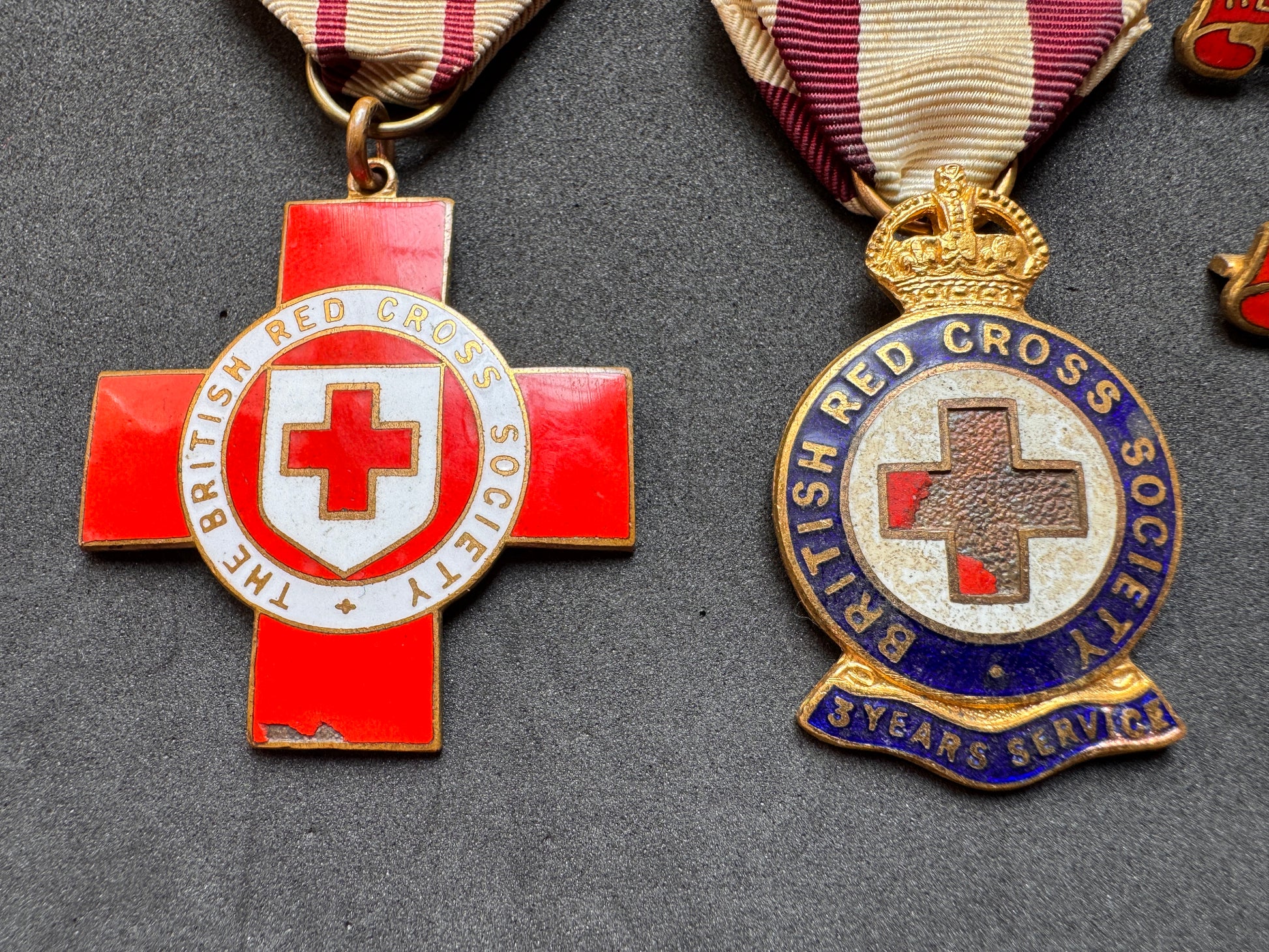 Photo 2 of WW2 British Red Cross Nursing Medals - collectible militaria item